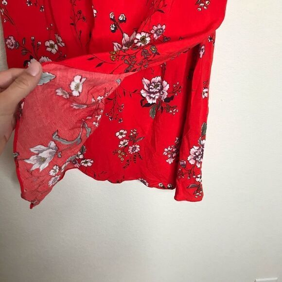 Hm maternity floral tie sleeve‎ wrap dress - Picture 6 of 7